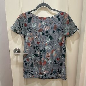 Solar Company Blouse Size 40 Floral